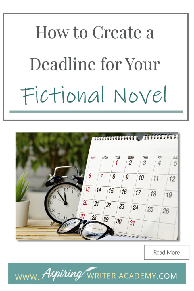 The difference between a goal and a dream is that a goal has a deadline, a targeted finish date. Is it your goal to write and finish a book? Do you have an action plan? Or does the whole process feel overwhelming? Even if you do not have a book contract you should aim for a date of completion to help keep you on track. In our post, How to Create a Deadline for Your Fictional Novel, we show you how to calculate your finish date and set up milestones to mark your progress toward a finished book.