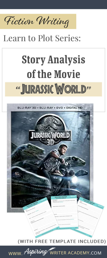 The best way to learn story structure is to analyze good stories. Can you readily identify each plot point in every movie you see or book you read? Or do terms like ‘inciting incident,’ ‘midpoint reversal,’ and ‘black moment’ leave you confused? In our Learn to Plot Fiction Writing Series: Story Analysis of the movie “Jurassic World” we show you how to recognize each element and provide a Free Plot Template so you can draft satisfying, high-quality stories of your own.