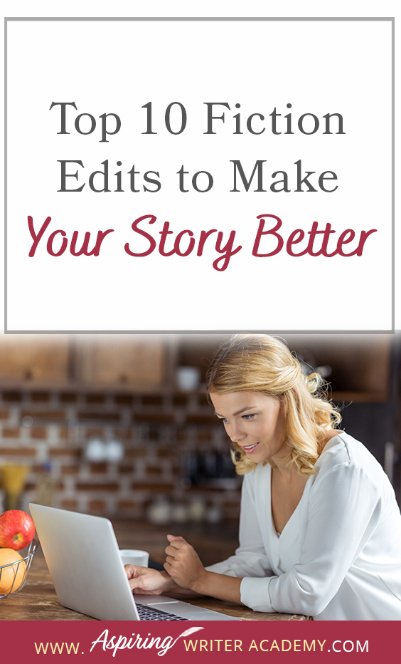 Are you searching for simple editing tips to elevate your fictional novel from good to great? Do you wish you had a checklist to guide you through the process? If you're new to self-editing and don't know where to begin, we've got you covered. In our post, Top 10 Fiction Edits to Make Your Story Better, we delve into the ten most effective edits that will help transform your writing, creating a novel that is strong, concise, and captivating to your readers.