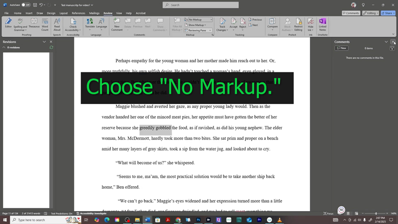 Don’t let leftover comments or tracked changes ruin your ebook! This quick tutorial walks you through how to clean up your Word doc before formatting for KDP. #KDPAuthors #eBookTips #SelfPub