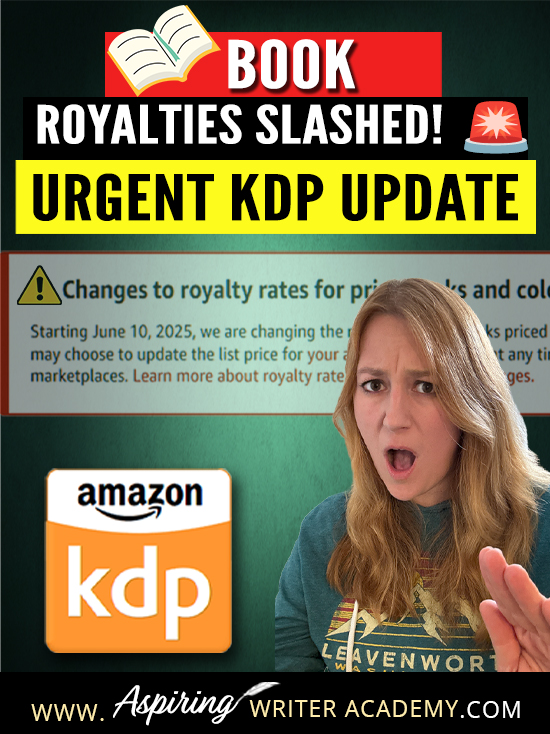 🚨 Amazon KDP Just Changed Royalties for Authors — and Fiction Writers Could Be Hit the Hardest! If you self-publish through Kindle Direct Publishing, you need to read this update. Learn what’s changing, how it affects print book profits, and what publishing alternatives are available (like IngramSpark, Barnes & Noble Press, BookVault, and more). Don’t let this change catch you off guard! 📚✍️ #SelfPublishingTips #AmazonKDP #IndieAuthor #WritersOnPinterest #BookMarketing #IngramSpark