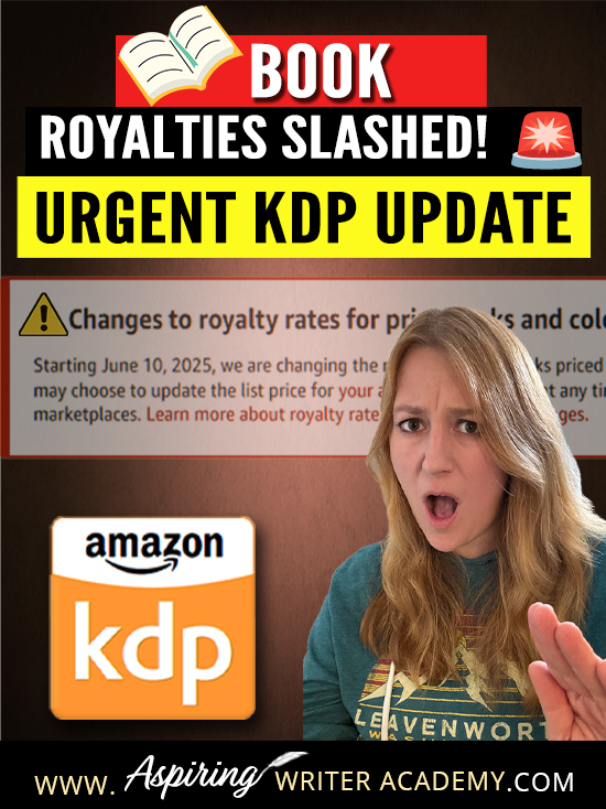🚨 Amazon KDP Just Slashed Royalties — Fiction writers, this is HUGE. If you publish print books through KDP, your earnings might take a hit. Find out what changed, how it impacts authors, and what other publishing options to consider (like IngramSpark & Barnes & Noble Press). Don’t miss this update! #AmazonKDP #SelfPublishingTips #FictionWriters #IndieAuthor