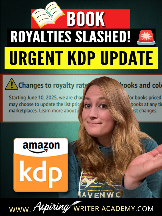 🚨 Amazon KDP Just Slashed Royalties — Fiction writers, this is HUGE. If you publish print books through KDP, your earnings might take a hit. Find out what changed, how it impacts authors, and what other publishing options to consider (like IngramSpark & Barnes & Noble Press). Don’t miss this update! #AmazonKDP #SelfPublishingTips #FictionWriters #IndieAuthor