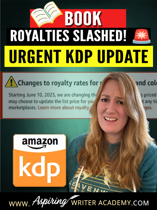 🚨 Amazon KDP Just Changed Royalties for Authors — and Fiction Writers Could Be Hit the Hardest! If you self-publish through Kindle Direct Publishing, you need to read this update. Learn what’s changing, how it affects print book profits, and what publishing alternatives are available (like IngramSpark, Barnes & Noble Press, BookVault, and more). Don’t let this change catch you off guard! 📚✍️ #SelfPublishingTips #AmazonKDP #IndieAuthor #WritersOnPinterest #BookMarketing #IngramSpark