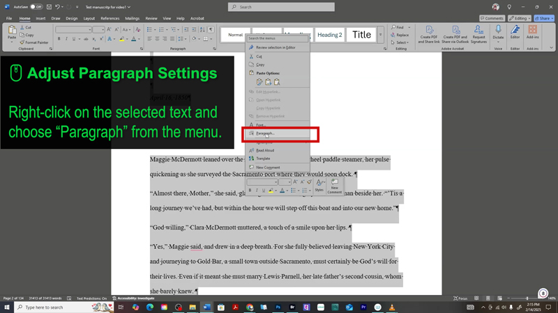 Make your ebook shine! Follow this easy tutorial to format your manuscript in Word for Amazon KDP. Fix common issues like messy indents and font problems—your future readers will thank you! #SelfPubTips #eBookDesign #KDPReady