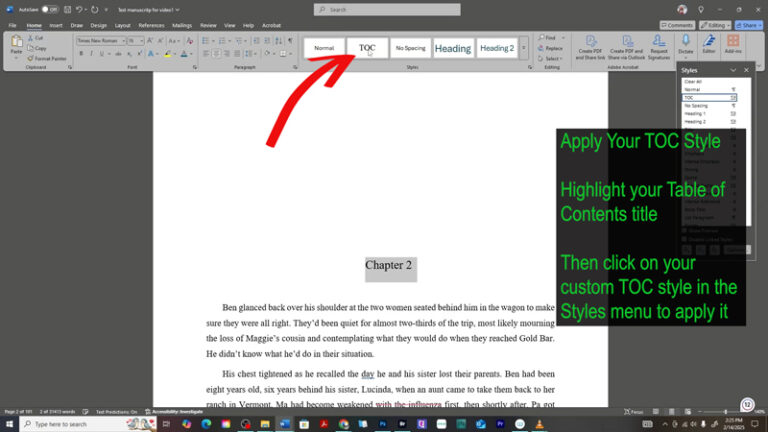 How to Create a Clickable Table of Contents in Microsoft Word for Self-Publishing Your eBook Learn how to create a clickable Table of Contents in Microsoft Word for your eBook on Amazon KDP! This easy tutorial walks you through formatting heading styles, inserting a TOC, and customizing your layout to look clean and professional. A clickable TOC boosts your eBook’s navigation, helps meet KDP standards, and enhances the reader experience. Don’t publish without it—make your book Kindle-ready today! 🔧📚