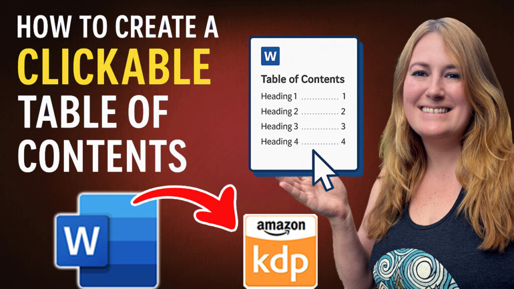 📚 Self-publishing an eBook on Amazon KDP? A clickable Table of Contents is a must-have! It improves navigation, boosts your book’s professionalism, and meets KDP formatting standards. In this step-by-step guide, I’ll show you exactly how to create a clickable TOC in Microsoft Word—no tech skills needed. Learn how to format headings, insert your TOC, and update it as you edit. Make your book shine! ✨