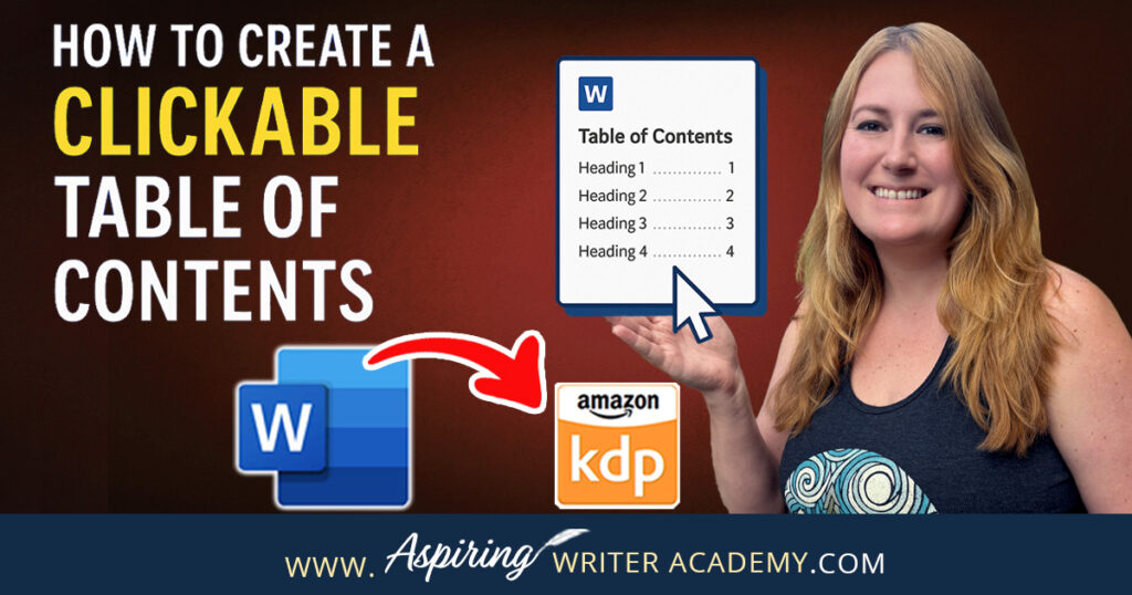 📚 Self-publishing an eBook on Amazon KDP? A clickable Table of Contents is a must-have! It improves navigation, boosts your book’s professionalism, and meets KDP formatting standards. In this step-by-step guide, I’ll show you exactly how to create a clickable TOC in Microsoft Word—no tech skills needed. Learn how to format headings, insert your TOC, and update it as you edit. Make your book shine! ✨