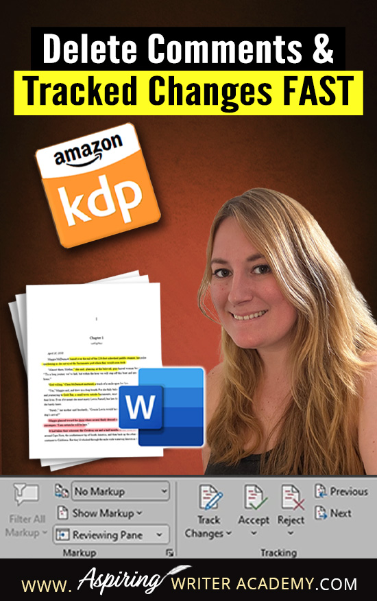 Don’t let leftover comments or tracked changes ruin your ebook! This quick tutorial walks you through how to clean up your Word doc before formatting for KDP. #KDPAuthors #eBookTips #SelfPub