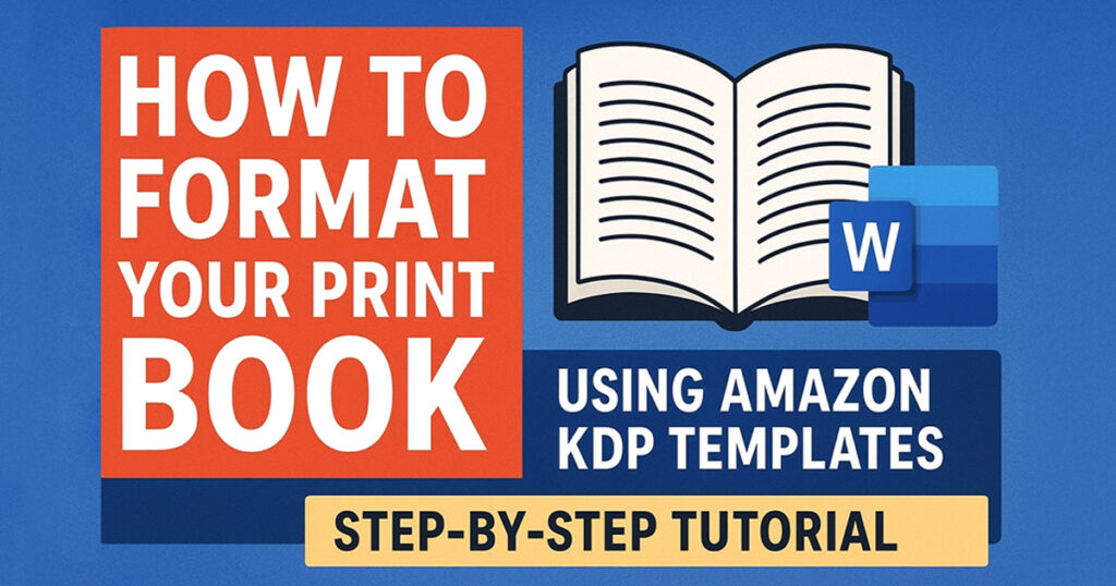 Take the mystery out of book formatting! ✨ Learn how to format your print book step-by-step in Microsoft Word using Amazon KDP’s free templates. Ideal for fiction writers ready to turn their manuscript into a professional-quality paperback. #WritersLife #KDP #PublishingTips