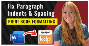 Struggling with weird paragraph indents or uneven spacing in your paperback? This step-by-step Microsoft Word tutorial walks you through exactly how to fix paragraph indents and line spacing for Amazon KDP print books. Learn how to format your manuscript the right way so your interior looks professional, clean, and ready for publishing. Perfect for self-published authors and beginners formatting their first paperback.