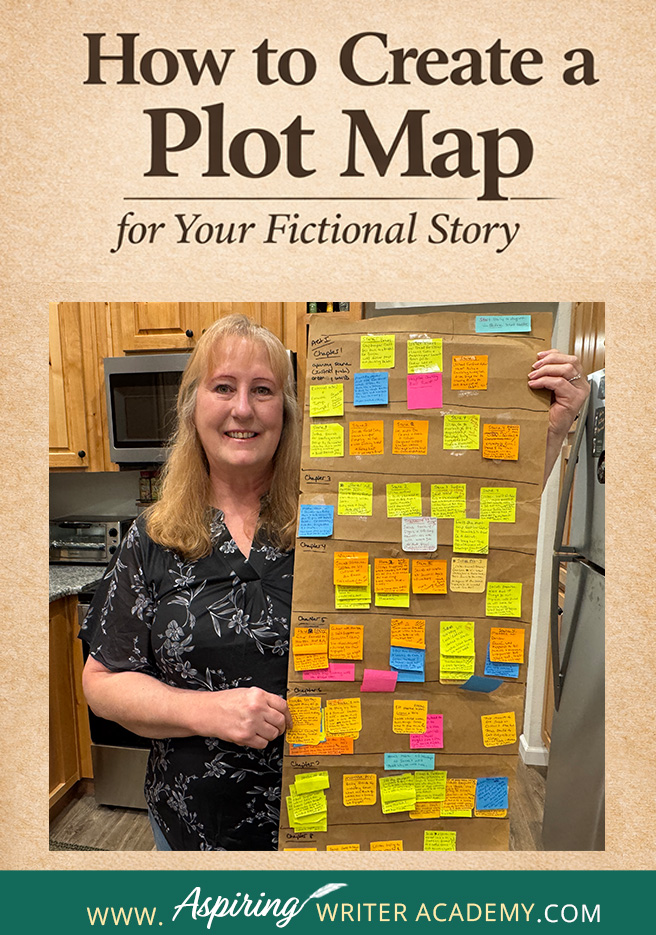 Learn how to plot your story with the Paper Bag Plot Map Method! Perfect for writers, novelists, and aspiring authors, this simple visual method helps you outline chapters, scenes, and key story events. Use sticky notes, index cards, and a paper bag to organize your story and brainstorm ideas. Free template included! #PlotMap #WritingTips #NovelPlanning #StoryStructure #AspiringWriters