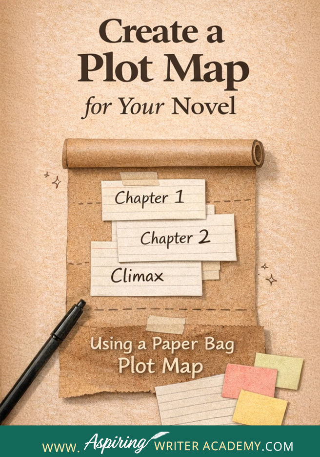 Discover the Paper Bag Plot Map Method! A cheap, easy way to outline your novel or short story, organize chapters and scenes, and brainstorm story ideas. Perfect for hands-on writers. Includes a free plot sketch template! #StoryPlanning #PlotMap #NovelOutline #WritingTips #AspiringWriters