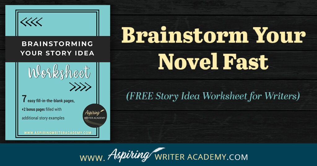 Brainstorm your novel faster with this FREE Story Idea Worksheet for writers! If you’ve ever felt stuck trying to develop your characters, plot, or conflict, this step-by-step fill-in-the-blank template will help you turn your idea into a clear story plan. Perfect for beginner and experienced authors who want to organize their thoughts, build strong story foundations, and finally start writing with confidence. Download it now!