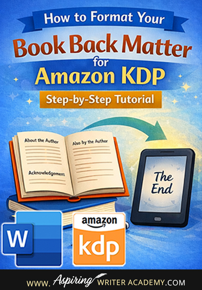 How to Format Your Book Back Matter for Amazon KDP (Step-by-Step ...