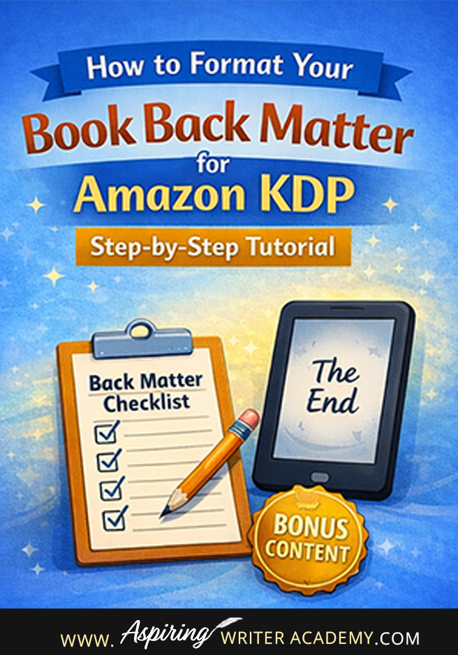 Want your Amazon KDP paperback to look polished from start to finish? Learn how to format your back matter correctly with bonus chapters, book covers, and QR codes in Microsoft Word. This guide ensures your print book is professional and reader-friendly! #BookFormatting #KDPPrintBook #SelfPublishingTips #IndieAuthors