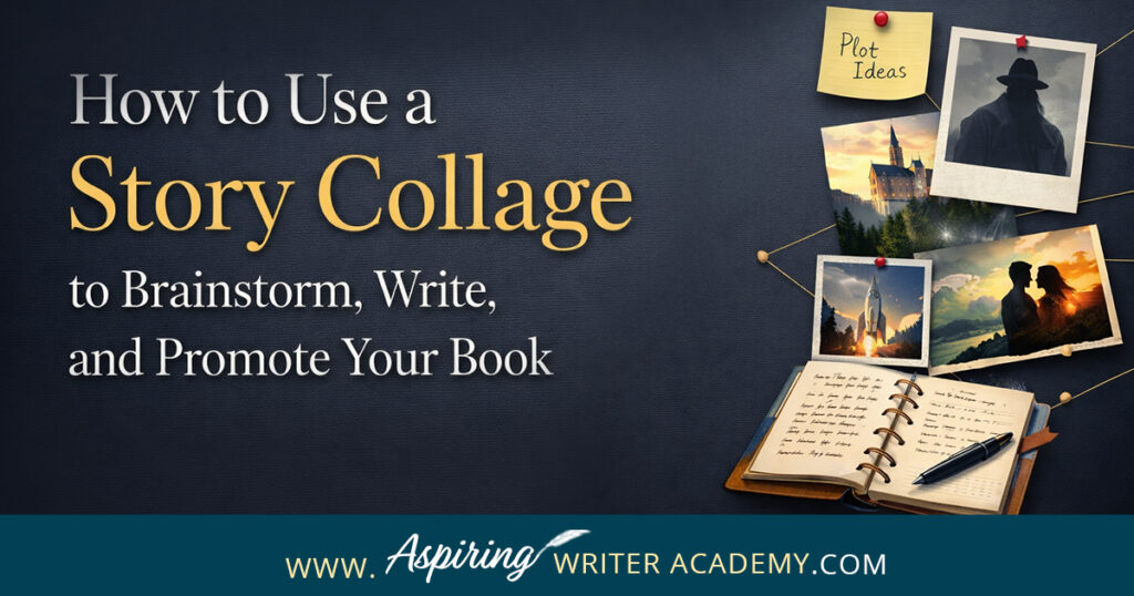 Struggling to brainstorm your novel? Discover how to use a story collage to visualize characters, settings, and plot while writing your book. This guide shows fiction writers how visual brainstorming helps unlock ideas, stay inspired, and bring stories to life. Learn how story collages can also be used for book promotion, author marketing, and connecting with readers.