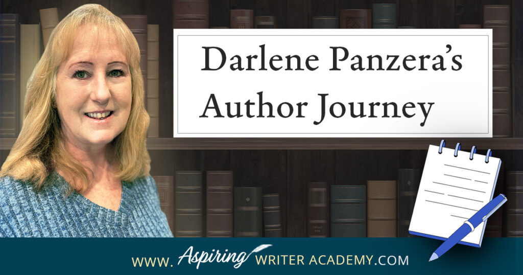 While writing your fictional novel, you may feel overwhelmed or frustrated when life throws you unexpected problems. You may wonder if you’ll ever finish your book or if it will ever be published. Will all your hard work be worth the effort? Will you ever hold your book in your hands and see it in print? See what’s possible when you follow your dream as award-winning author, Darlene Panzera, takes you behind the scenes and shares all the ups and downs of her author journey.
