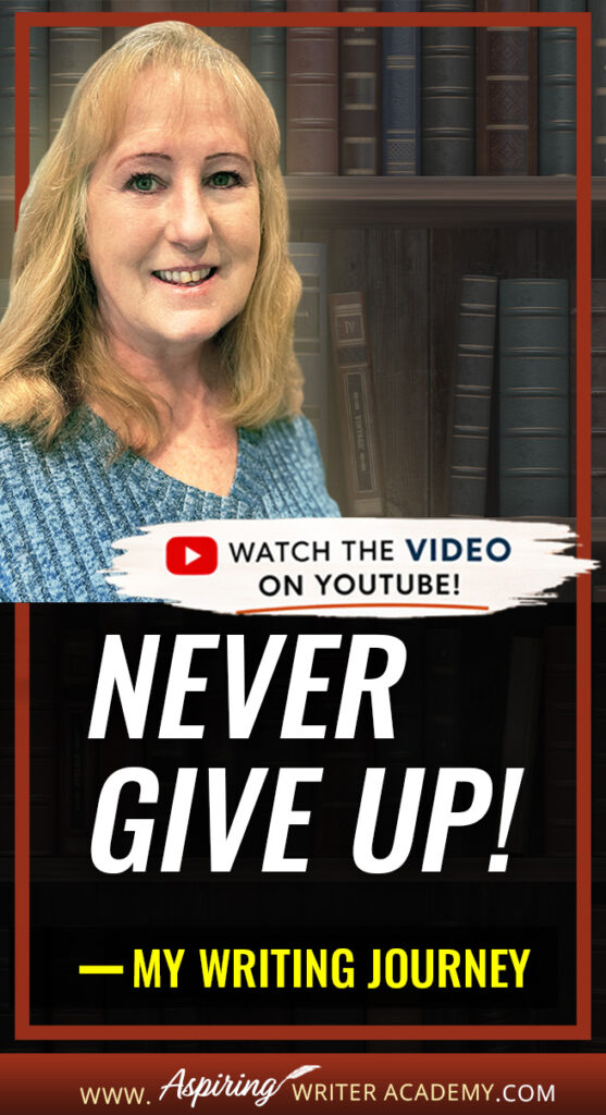 Hello friends, I’m Darlene Panzera from Aspiring Writer Academy, and today I want to tell you a little about myself and my writing journey. I’ll take you behind the scenes and share how I began writing my first stories, the challenges I faced while continuing to write through life’s hardships, and how I finally became a published author. If you have a dream that you wish to pursue, I hope my story inspires you to take that first step, believe in yourself, push past the obstacles, and keep going… Until you, too, turn your dream into reality.