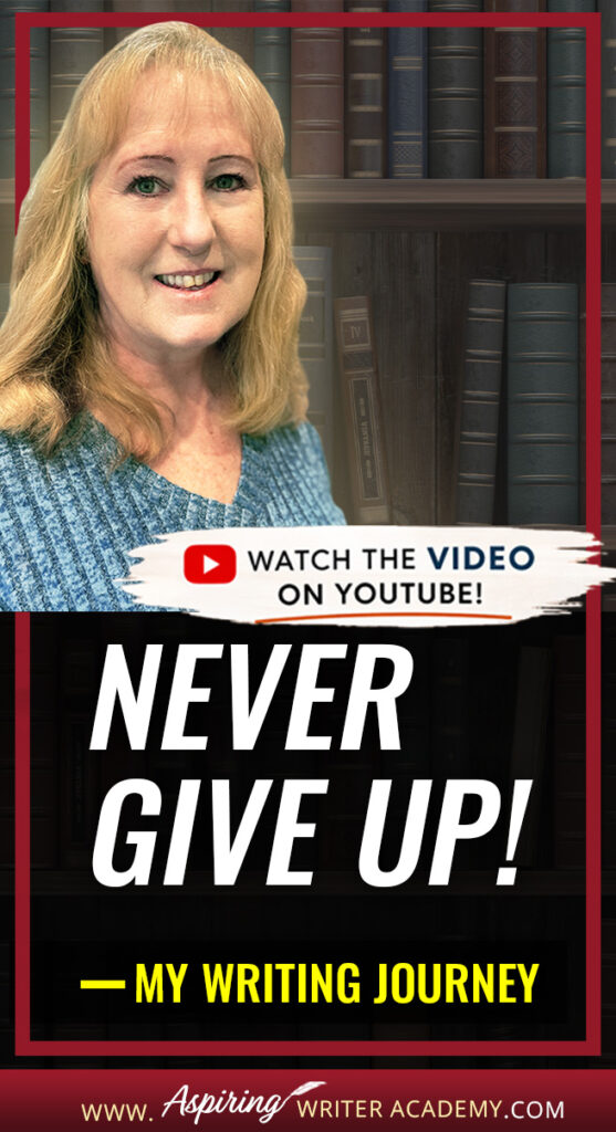 Hello friends, I’m Darlene Panzera from Aspiring Writer Academy, and today I want to tell you a little about myself and my writing journey. I’ll take you behind the scenes and share how I began writing my first stories, the challenges I faced while continuing to write through life’s hardships, and how I finally became a published author. If you have a dream that you wish to pursue, I hope my story inspires you to take that first step, believe in yourself, push past the obstacles, and keep going… Until you, too, turn your dream into reality.