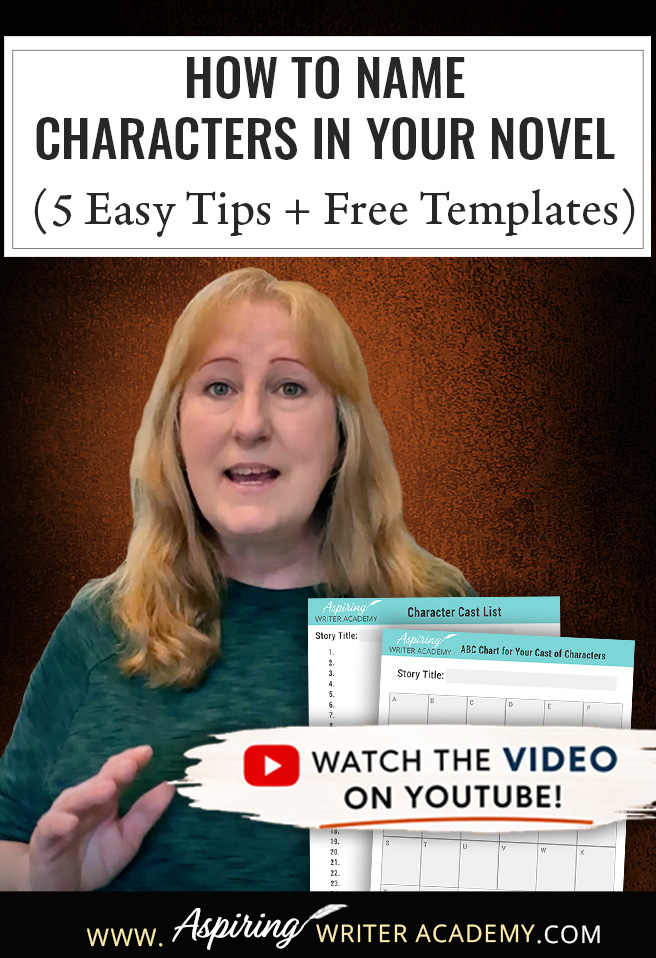 Writers, struggling to choose the perfect names for your novel characters? This blog post from Aspiring Writer Academy shares 5 easy tips for naming characters in your story, plus 2 free printable templates to help organize your cast list and avoid confusing names. Learn how to create memorable character names that fit personality, theme, and story arc. Perfect for fiction writers, novelists, and aspiring authors planning their next book.