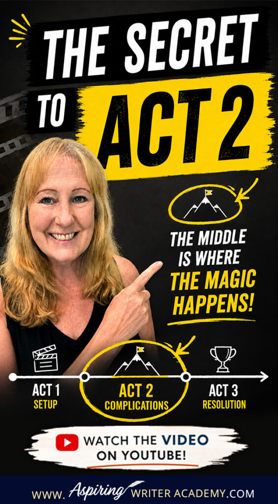 Learn how to structure Act 2 in a novel using the 3 Act Structure. Discover story beats, midpoint reversals, pinch points, and movie examples to fix a sagging middle and keep readers hooked.