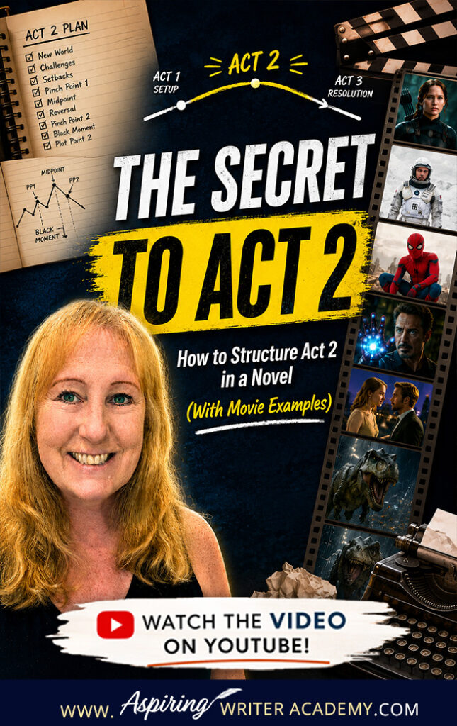 Learn how to structure Act 2 in a novel using the 3 Act Structure. Discover story beats, midpoint reversals, pinch points, and movie examples to fix a sagging middle and keep readers hooked.