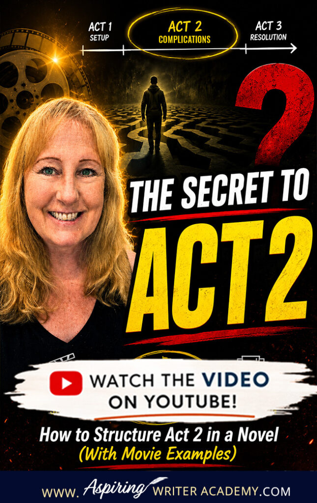 Learn how to structure Act 2 in a novel using the 3 Act Structure. Discover story beats, midpoint reversals, pinch points, and movie examples to fix a sagging middle and keep readers hooked.