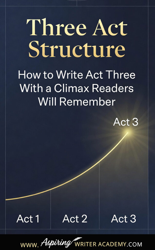 Learn how to write Act 3 of the three act structure with a powerful climax, resolution, and final scene that readers will remember. This step-by-step guide breaks down Act 3 into five clear beats—revelation, decision, climax, resolution, and final image—using movie examples to help you craft a satisfying story ending.