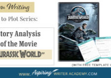 The best way to learn story structure is to analyze good stories. Can you readily identify each plot point in every movie you see or book you read? Or do terms like ‘inciting incident,’ ‘midpoint reversal,’ and ‘black moment’ leave you confused? In our Learn to Plot Fiction Writing Series: Story Analysis of the movie “Jurassic World” we show you how to recognize each element and provide a Free Plot Template so you can draft satisfying, high-quality stories of your own.